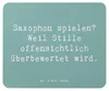 Mr. & Mrs. Panda Mousepad Spruch Saxophon Leidenschaft - Produktbild-Vorschau 1