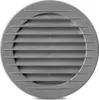 A round gray vent with horizontal slats. Anteprima dell’immagine prodotto