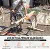 COSTWAY 2-miejscowy, składany konik do 500 kg, pomoc przy Podgląd zdjęcia produktu 4