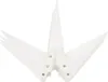 A white, foldable LED Christmas star is shown against a white background. Produktbild-Vorschau