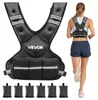 VEVOR Gilet de poids réglable 5-9,1 kg, avec 6 poids en Voir les images du produit 1