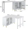MODFU Bartisch mit Stauraum,kreatives Buffet Sideboard mit Produktbild-Vorschau 7