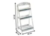 Lockardi Blumenbank Holz altweiss 44x30x84 | Leiterregal Produktbild-Vorschau 4
