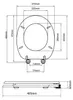 Aqualine WC-Sitz, Eiche Produktbild-Vorschau 7