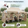 Sekey Faltpavillon 3x6 Wasserdicht mit 6 Seitenwänden, Produktbild-Vorschau 6