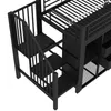 Hochbett mit Kleiderschrank, LED-Streifen, Lattenrost, Produktbild-Vorschau 10