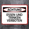 Essen und Trinken verboten Warn- und Hinweisschild im Produktbild-Vorschau 2