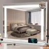 ZMH Specchio cosmetico con illuminazione 80x60 cm Specchio Anteprima dell’immagine prodotto 1