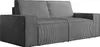 2-Sitzer-Sofa aus anthrazitfarbenem Kord - AMELIA Produktbild-Vorschau 3