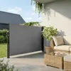 Výsuvná bočná markíza antracit 180x300 cm Náhľad obrázku produktu 3