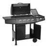 TAINO BASIC 4+1 Brenner Gasgrill Abdeckung Set Gasregler Produktbild-Vorschau 5