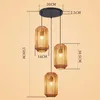 ZMH lampa wisząca boho lampa wisząca rattanowa lampa Podgląd zdjęcia produktu 4