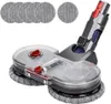 A vacuum cleaner mop attachment with multiple pads shown above. Produktbild-Vorschau