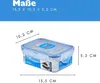A clear image of a LocknLock food container with dimensions indicated by text and lines. Produktbild-Vorschau