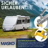 MASKO® Anhängerschloss Zahlenschloss mit 4 Stellig Code für Produktbild-Vorschau 4