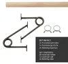SOTECH Garderobenstangen-Set T120 Rohstahl – Produktbild-Vorschau 6