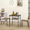 A dining set with two chairs and a table in a room. Produktbild-Vorschau