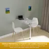 Tavolo pieghevole a parete con gamba Piano d'appoggio 80x50 Anteprima dell’immagine prodotto 3