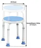 JOIEYOU Duschhocker Duschstuhl 360° Drehbarer Badhocker Produktbild-Vorschau 5