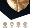 MuchoWow® Poster Blätter - Schwarz und Gold - Luxus - Natur Produktbild-Vorschau 2