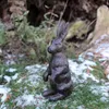 Dekofigur Osterhase sitzend, aus massivem Gusseisen in Produktbild-Vorschau 4