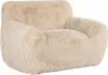 Casa Padrino Luxus Sessel Sandfarben 126 cm - Wohnzimmer & Produktbild-Vorschau 2