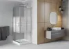 Mexen Rio cabina doccia quadrata 80 x 80 cm, strisce Anteprima dell’immagine prodotto 2