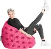 BeanBag Fluffy Stars L 70 x 90 cm,  Pink Produktbild-Vorschau 3