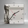 Wanduhr - Quadrat - Glasuhr - Frau Armband Jahrgang - Produktbild-Vorschau 3