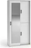 MR GROUP Garderobenschrank GRID 100cm Garderobe Spiegel Produktbild-Vorschau 1