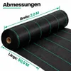 100 m² (2 m x 50 m) Unkrautvlies Schwarz F&R 100 g/m² – Produktbild-Vorschau 4