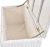 KRINES HOME Truhe / Wäschetruhe aus Rattan (Weiss, Groß) Produktbild-Vorschau 5