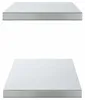 vidaXL Mensole a muro 2 pz. 100x30 cm acciaio inox argento Anteprima dell’immagine prodotto 5