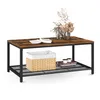 holz4home® Couchtisch Connie mit Gitterablage I 106x60x45cm Produktbild-Vorschau 7