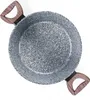 A top-down view of a speckled gray pot with wooden handles against a white background. Náhľad obrázku produktu