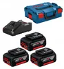 BOSCH Akku-Set 18V 5,0Ah 3 Stück mit Ladegerät GAL 18V-40 – Ansicht 2 Productafbeelding-voorbeeld