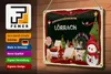 Blechschild Weihnachten Grüße aus LÖRRACH 30x20cm Produktbild-Vorschau 3