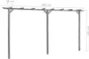 DELUKE® Pergola aus Holz LURV Grau | 4x2m Kiefernholz | Produktbild-Vorschau 2