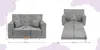 Flumi Canapé enfant pliable en mousse avec housse amovible Voir les images du produit 17
