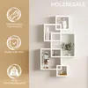 Étagère murale HOMCOM à 5 cubes emboîtables et 9 Voir les images du produit 7