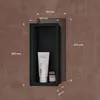 doporro Niche de Douche à Carreler Noir 15x30cm Étagère Voir les images du produit 7
