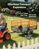 VEVOR Kippanhänger, 800,59 kg, ATV-UTV-Anhänger aus Stahl Produktbild-Vorschau 3