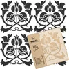 Tile Fliesen Schablone zum Malen 25x25 cm, Art Nouveau Deco Produktbild-Vorschau 1