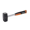 Hammer mit doppelseitigem Metallkopf, vibrationsdämpfendem Produktbild-Vorschau 2