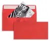 Farbige Transparente Briefumschläge - Rot Produktbild-Vorschau 1