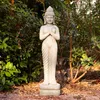 Outdoor deko buddha sakin h.100cm magnesia grau  - Produktbild-Vorschau 2