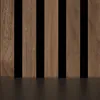 Homestyle4u Akustikpaneel Holz 60x60 cm Braun Walnus Produktbild-Vorschau 7