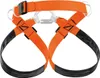 Oranger Petzl Superavanti Speläogurt mit schwarzen Verstärkungen und weißen Sicherungsbändern Produktbild-Vorschau