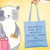 Mr. & Mrs. Panda Tote Bag Spruch Akkordeon Vielfalt - Sky Produktbild-Vorschau 2