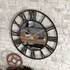 Wanduhr 40 cm große Vintage-Wanduhr aus Metall für Produktbild-Vorschau 4